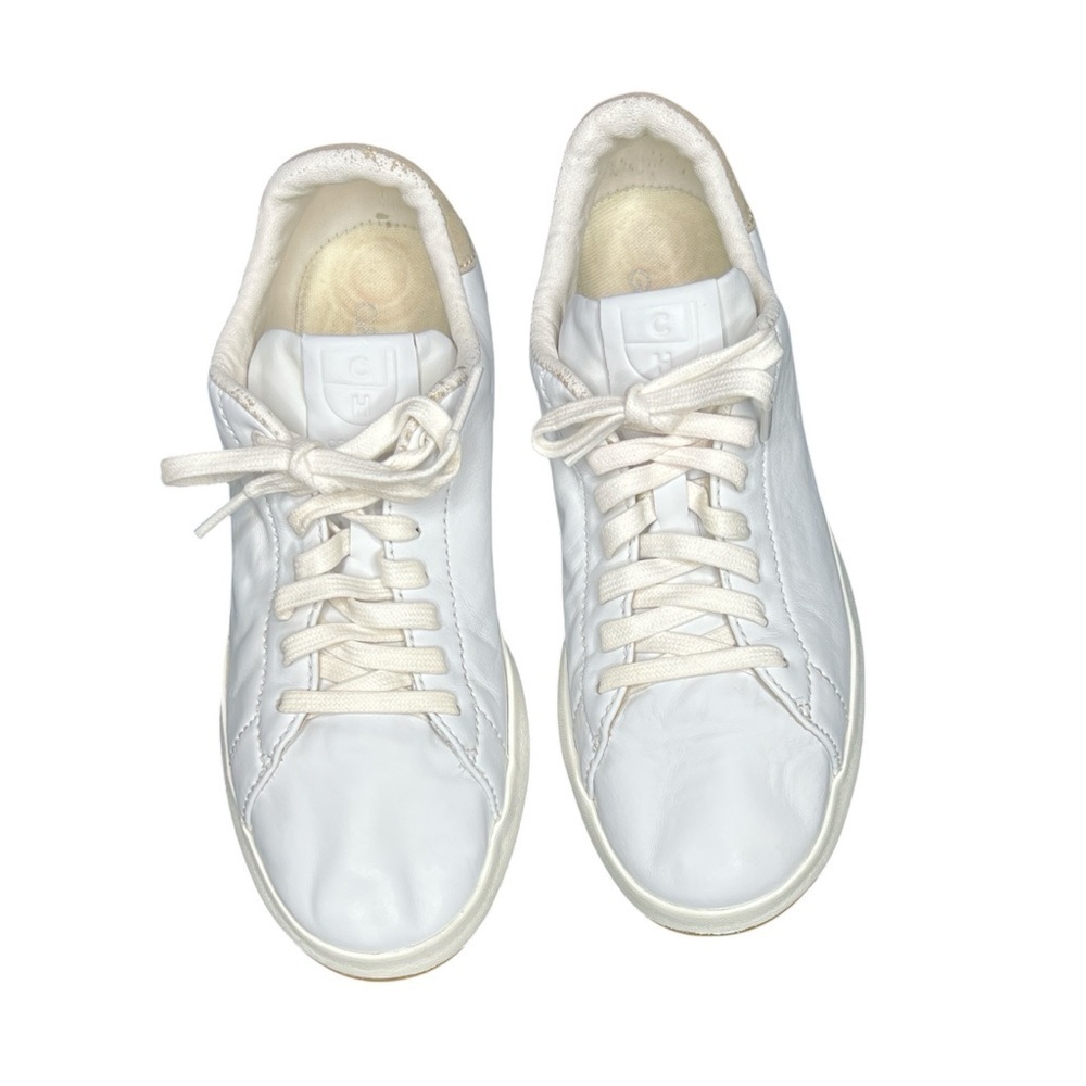 Cole Haan Grandpro Classic White Women’s Leather Sneakers